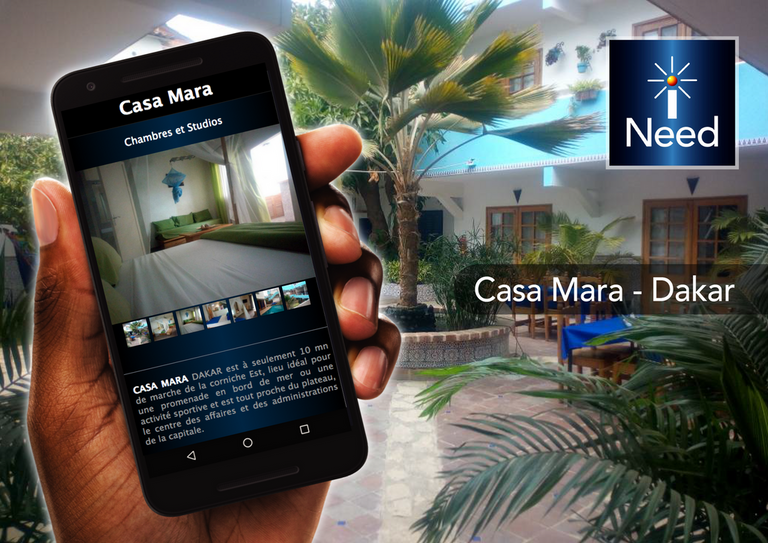 Hotel Casa Mara application mobile senegal iNeed