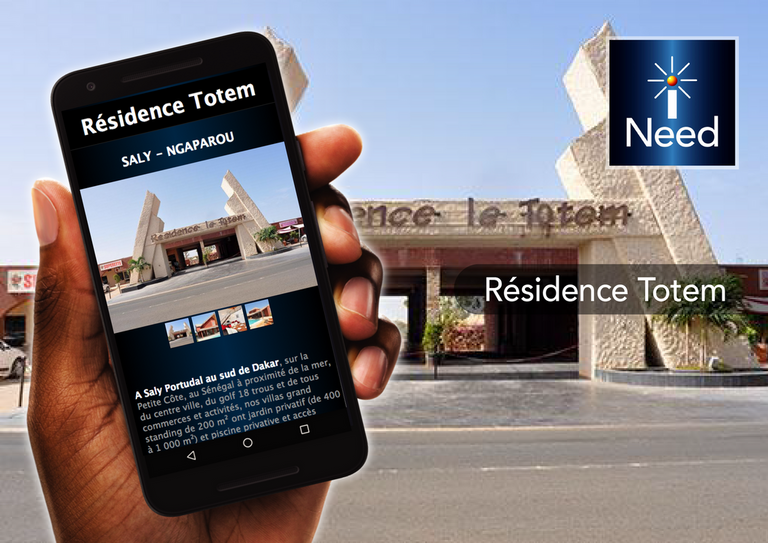 Résidence Totem application mobile senegal