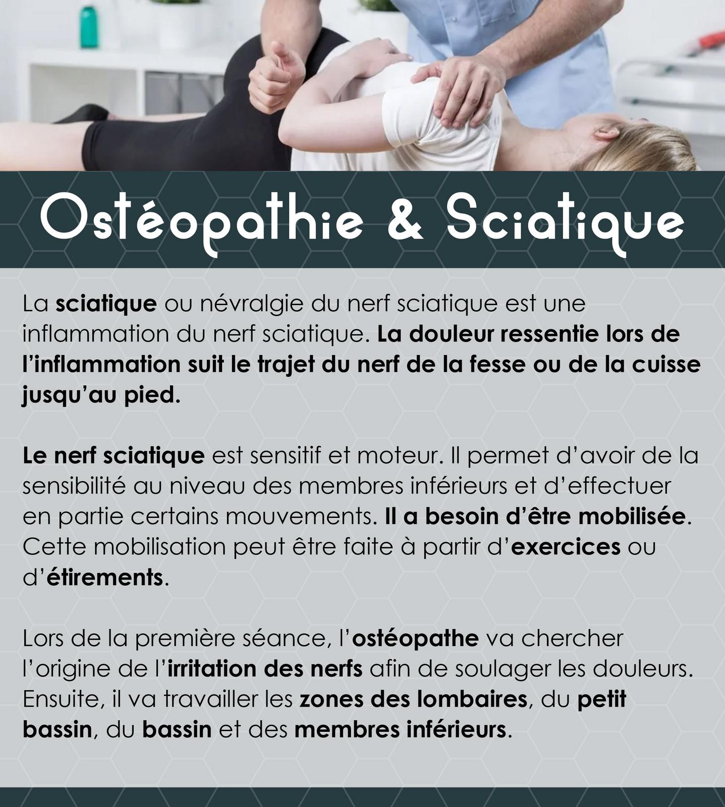 Ostéopathie & Sciatiques, Cécile Arragon