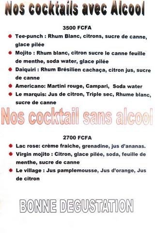 Les Cocktails du Maquis Escale à Saly